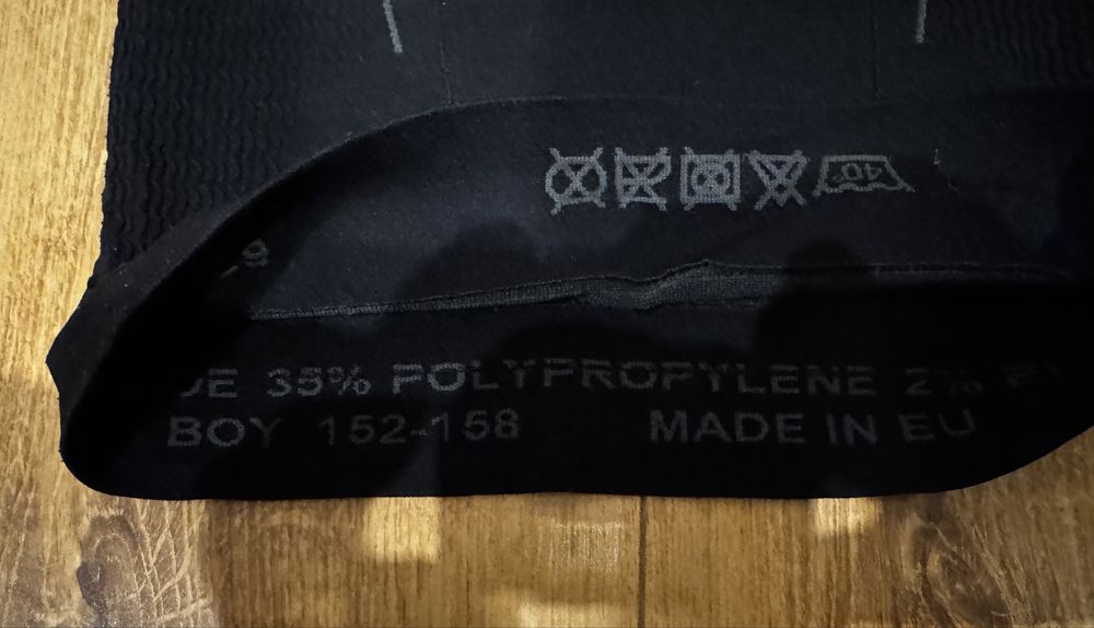 Rewelacyjna Bielizna termiczna 152 Brubeck czarna góra X