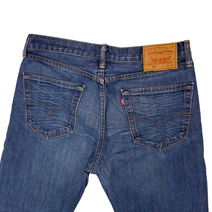 Levis 505 Jeansy męskie proste W33 - W34 L34 (34/34) straight spodnie