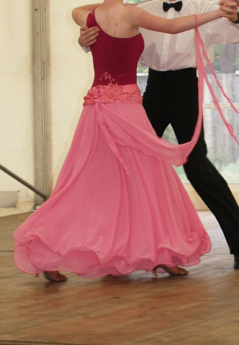 Sukienka taniec towarzyski 2w1 latino standard