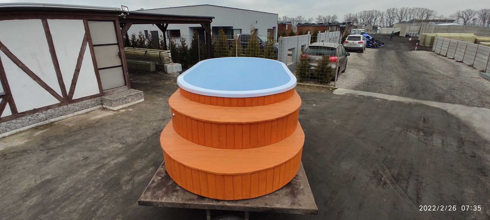 Basen Ogrodowy Jacuzzi Ogrodowe Bania Wanna Oczko Wodne Niecka Balia