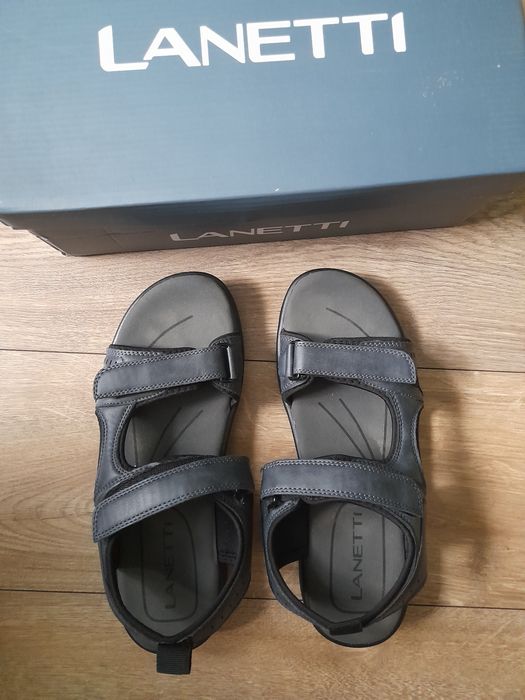Sandały męskie Lanetti rozmiar 43