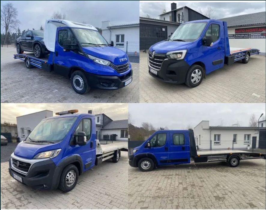 Wynajem wypożyczalnia podnośnik koszowy zwyżka 12 M na samochodzie