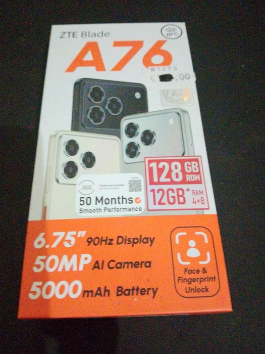 Zte a76 pro novo na Caixa com Garantia