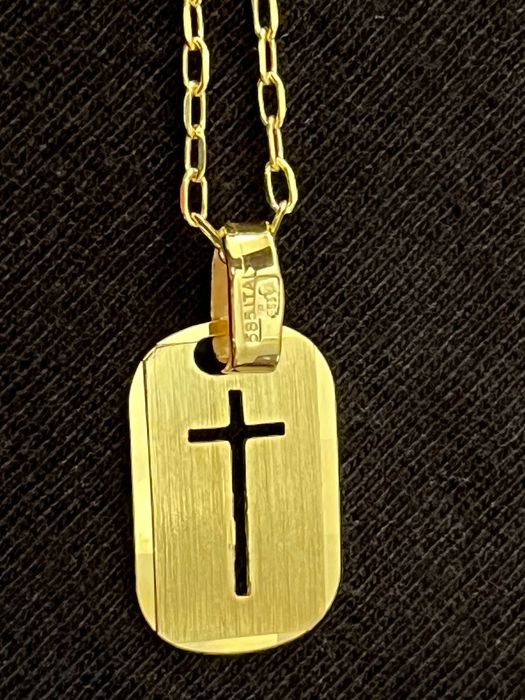 Złoty łańcuszek 3.85g, złoto 585