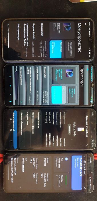 Samsung A03s 2021 3/32  , Xiaomi Redmi 8Т 3/32,Oppo A16 4/64( 2021)