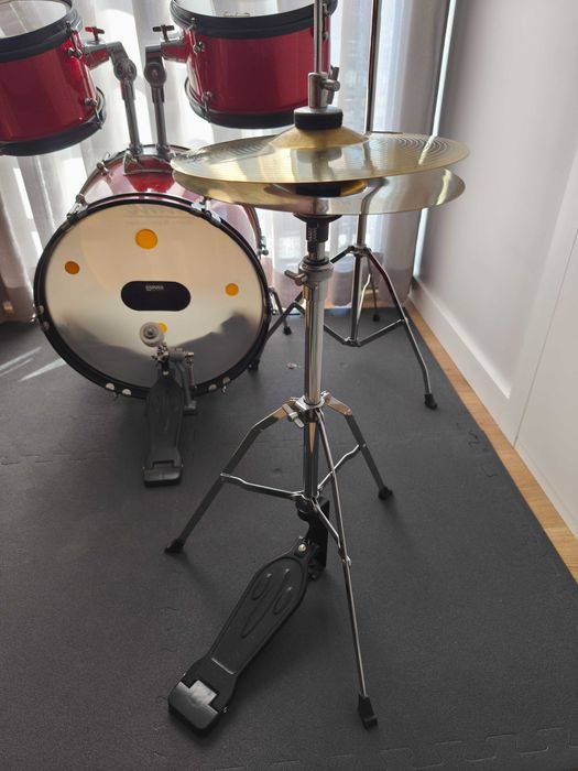 BATERIA Junior - Fame JBJ1049A "Elias" Junior 5-Piece Drum Kit (Red)