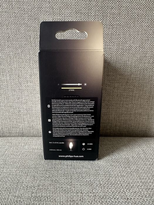 Philips hue 470 White - dwie żarówki e14