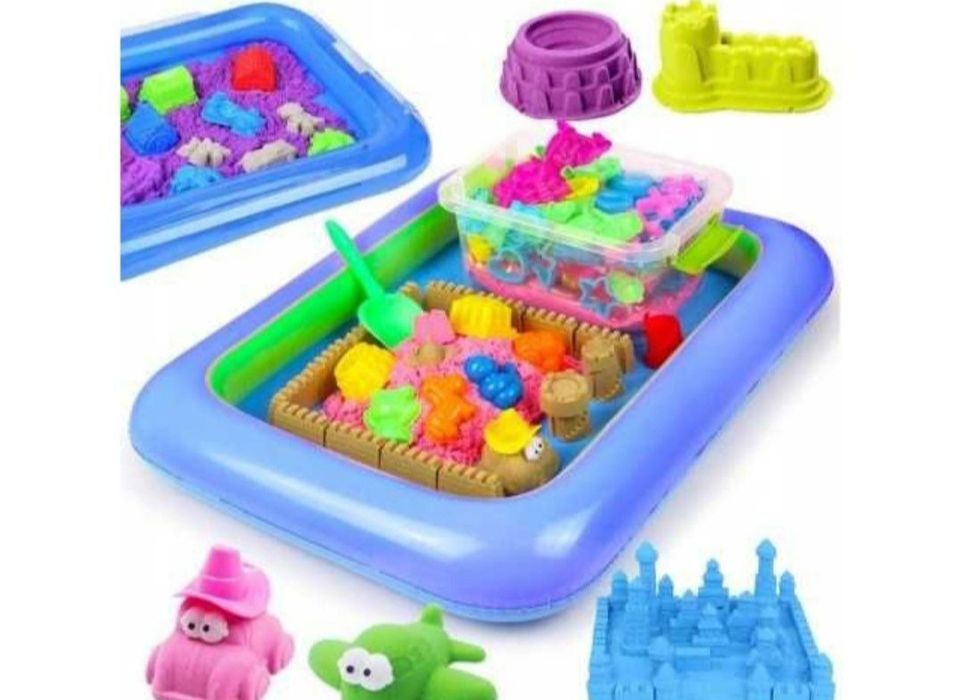 Nowy zestaw z piaskiem kinetycznym 5 kg