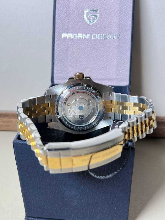 Годинник Pagani Design PD-1662 Silver-Gold 40mm