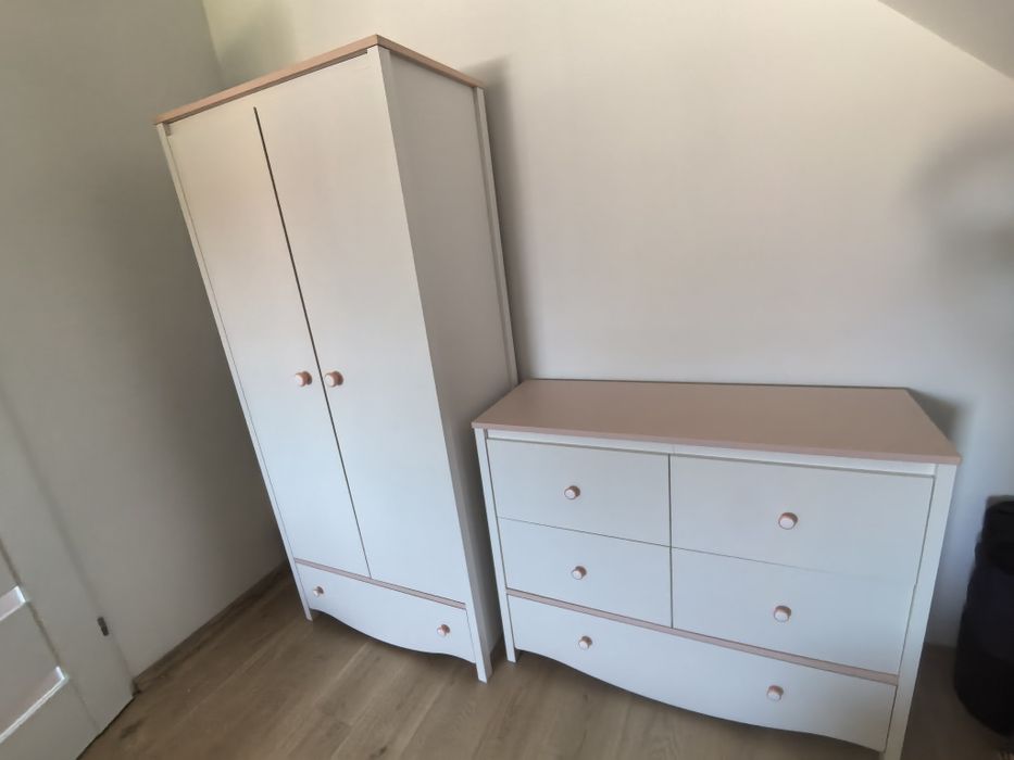 Zestaw mebli dziecięcych Mia Mi szafa komoda
