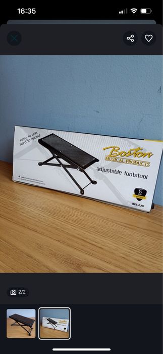 NOVO Apoio de pé guitarra e outros instrumentos