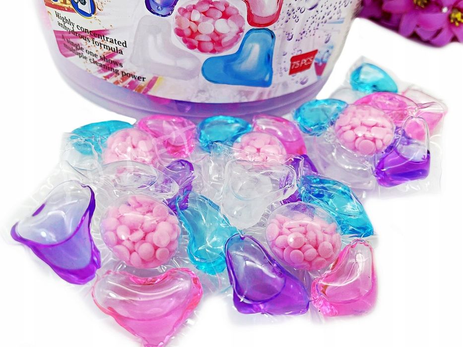 Kapsułki do Prania o Zapachu Kwiatowym 5w1 75szt. LUXELUX