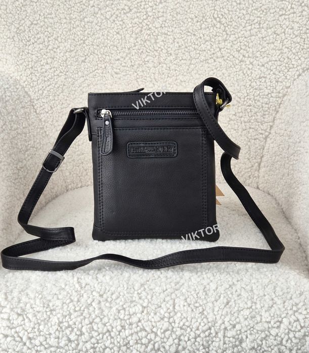 Кожаная маленькая сумка Hill Burry 3098. Германия. Шкіряна сумка