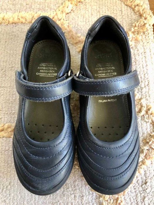 Geox Blue Shoes for Girls, Size T29, School Style – Like New