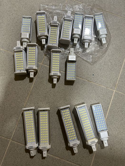 Lâmpadas led usadas