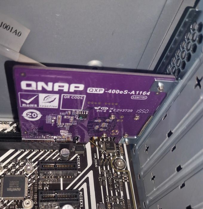 Karta QNAP QXP-400eS-A1164 SATA JBOD PCIe - Okazja!