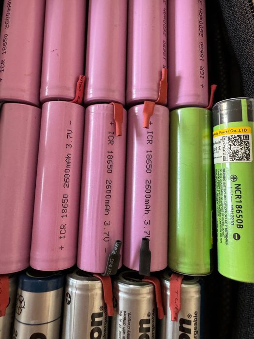 Akumulatory 18650 - 16 sztuk