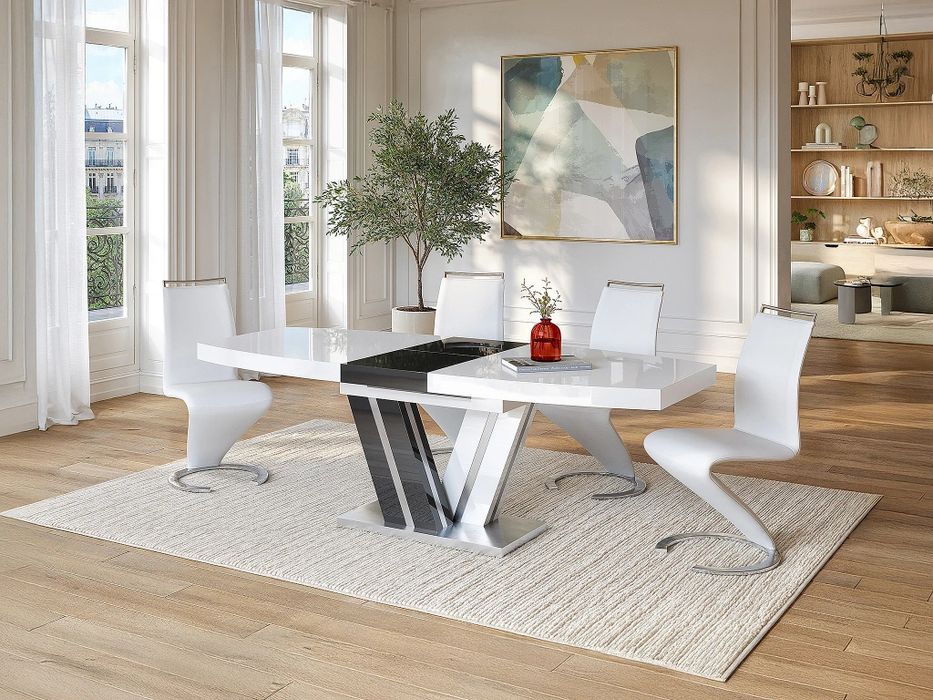 Mesa de refeições extensível - 6 a 8 lugares