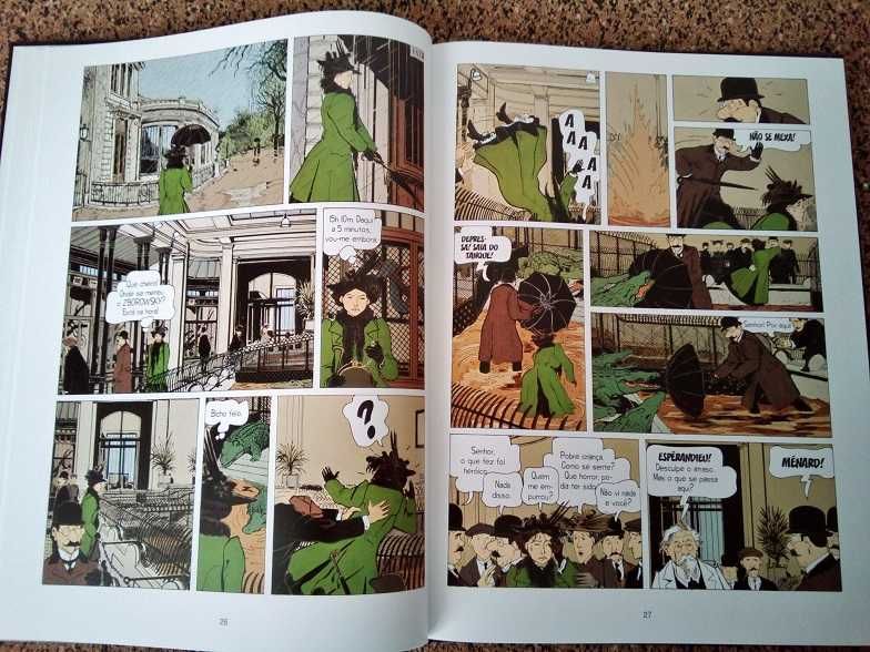 BD - Adèle Blanc-Sec volume 1 (álbum duplo)