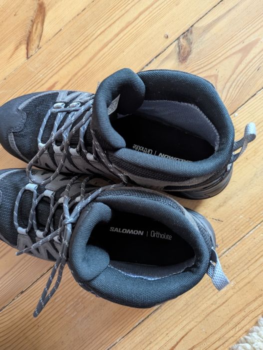 Взуття туристичне, трекінгове Salomon X Ward Leather Mid GTX