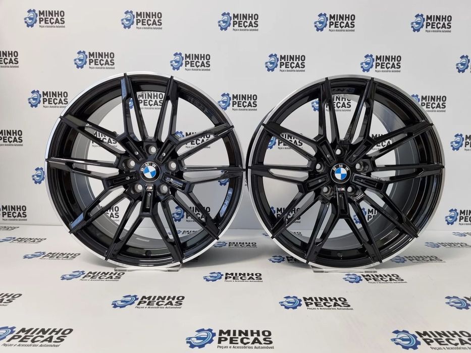 Jantes BMW G20 M3 em 18 Preto Brilho Lip Polido
