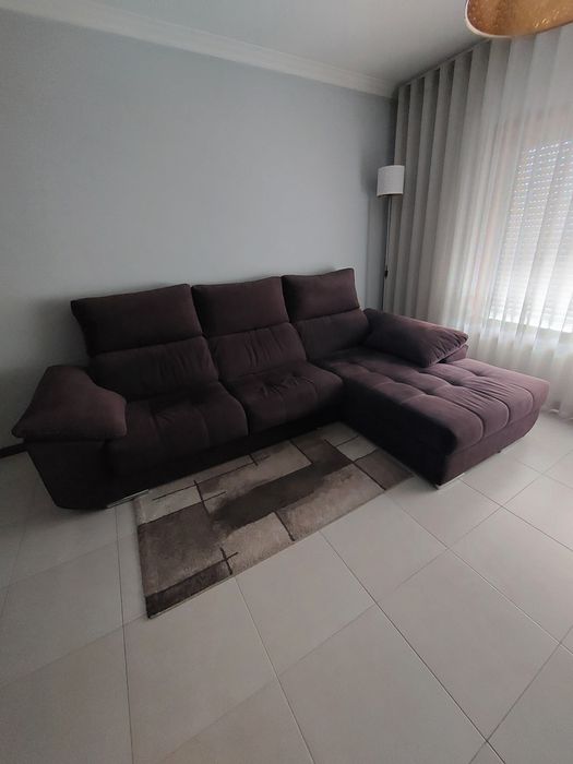 Sofá chaise longue comprimento 3 m