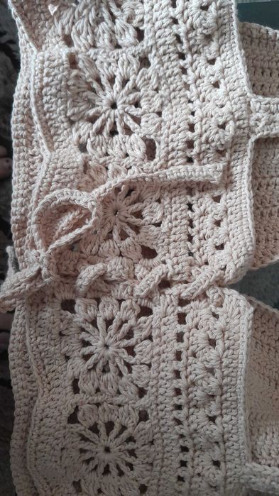Tops croché feitos à mão