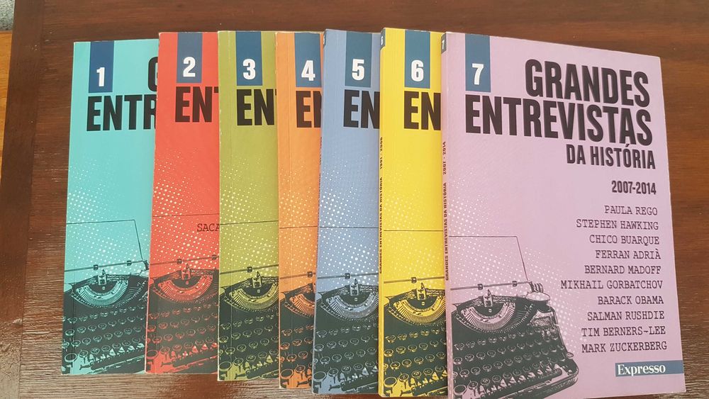 Grandes Entrevistas da História - 1865 a 2014 - 7 volumes