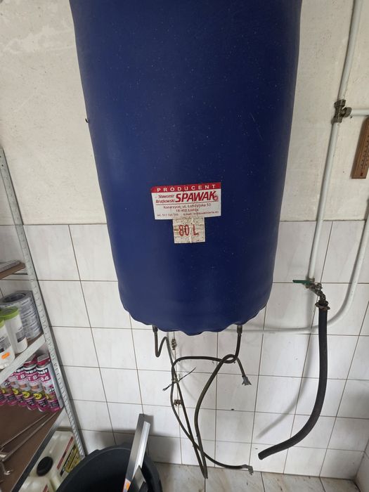 Odzysk ciepła do zbiornika mleka/agregatu chłodzącego. 80 L SPRAWNY