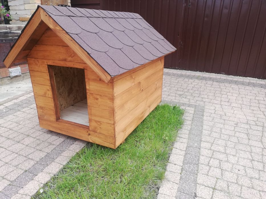 Mega duża ocieplona solidna buda legowisko 110x90 dla psa