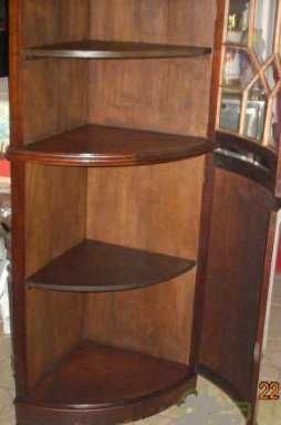 Móvel ao estilo inglês em madeira castanho maciço - anos 20