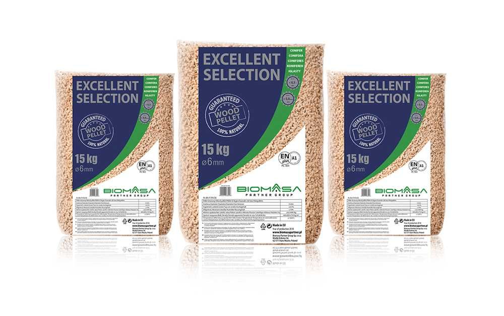 Pellet Excellent Selection. Najwyższa jakość klasy A1. Dostawa. Raty