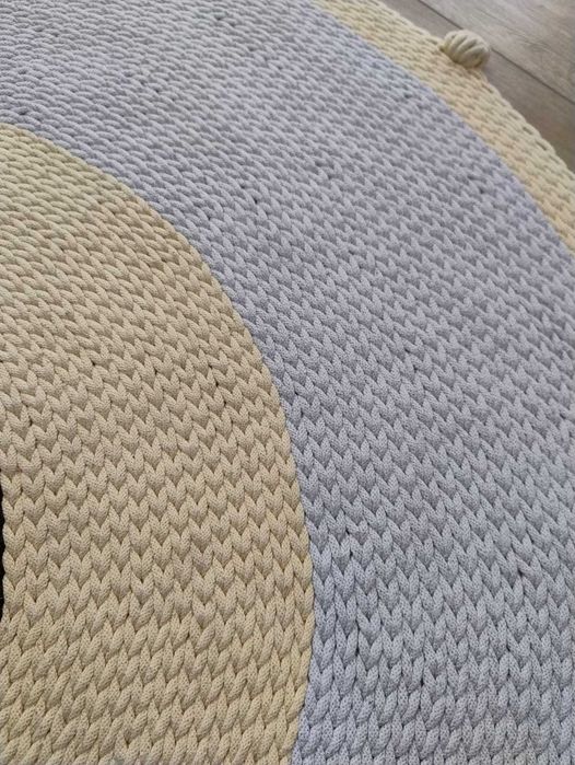 Dywan ze sznurka bawełnianego średnica 150 cm