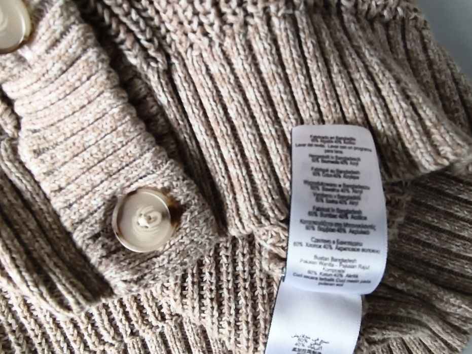 Next M kardigan gruby splot