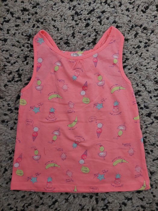 Bluzka na ramiaczkach r. 110 top bokserka