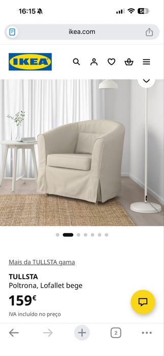 Poltrona /sofa 1 lugar do ikea