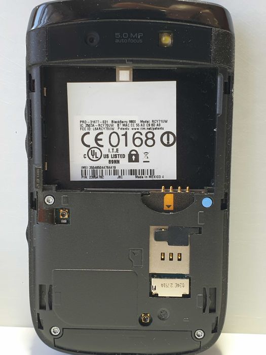 смартфон Blackberry 9800 torch + Blackberry HDW-44306