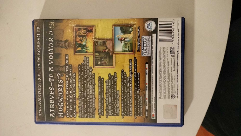 Jogo PS2 -Harry Potter e a Câmara dos Segredos