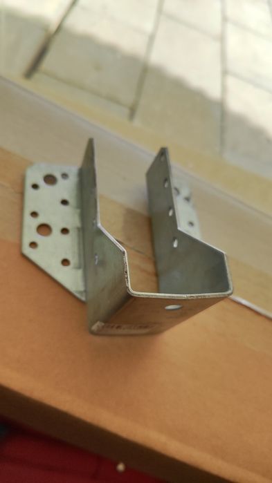 Suporte em L galvanizado 30 unidades