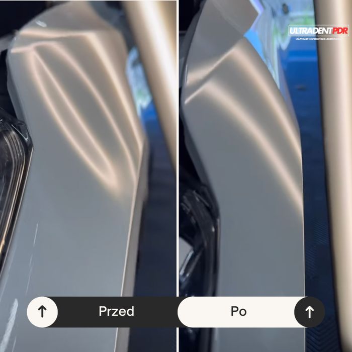 Usuwanie wgnieceń PDR naprawy blacharskie