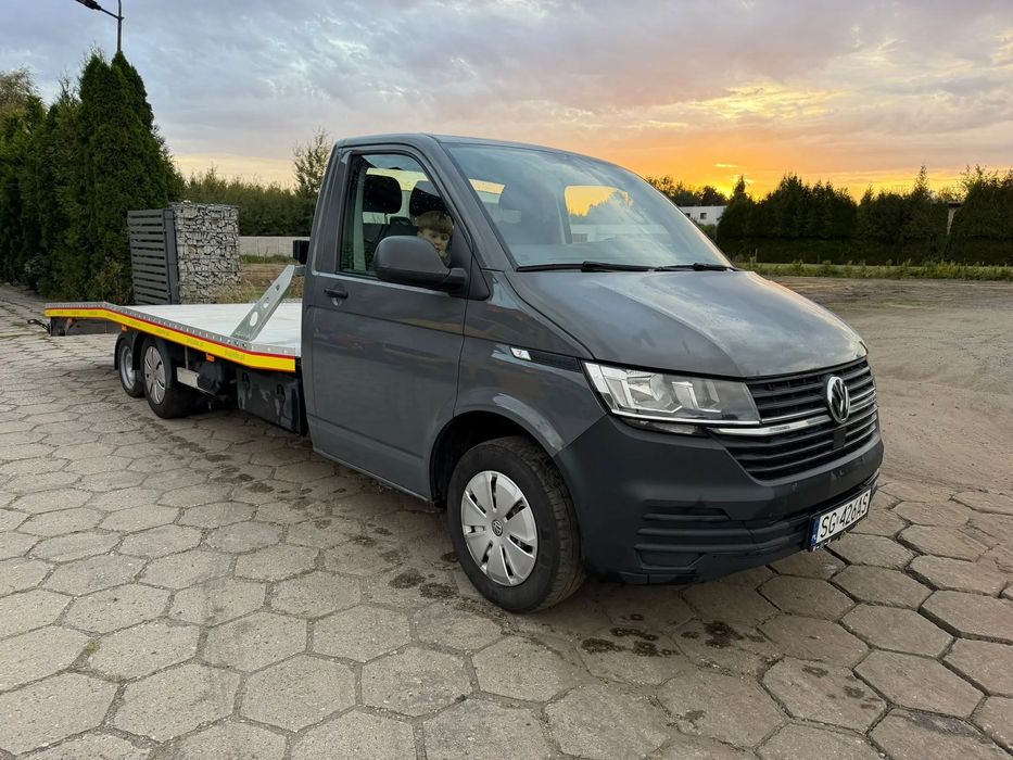 Volkswagen Transporter T6.1 Juzjade.pl PPP ładowność 2200Kg  Autolaweta DMC 3500KG Ładowność 2200kg juzjade.pl ppp  1-wł PL Salon