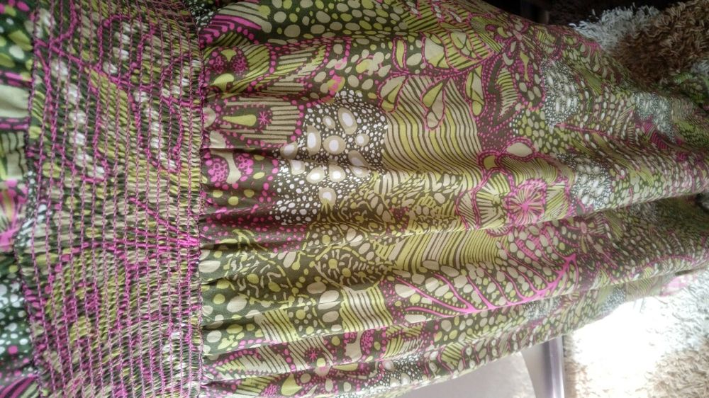 Sukienka maxi S kolorowa