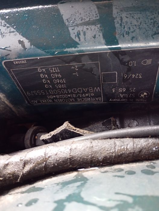 Drzwi bmw e39 Oxfordgrun 324/6