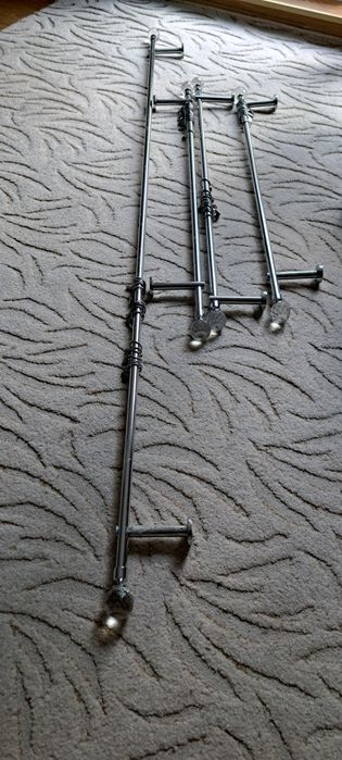 Karnisze glamour komplet 4 sztuki