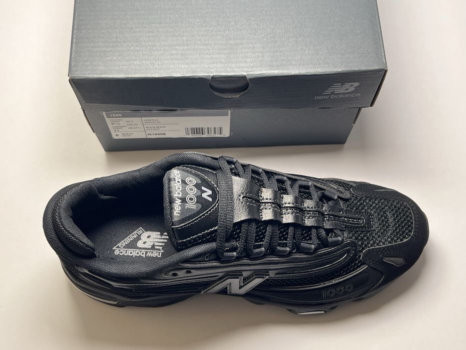 43-27.5см ОРИГІНАЛ 100% Кросівки NEW BALANCE 1000 Black M1000B