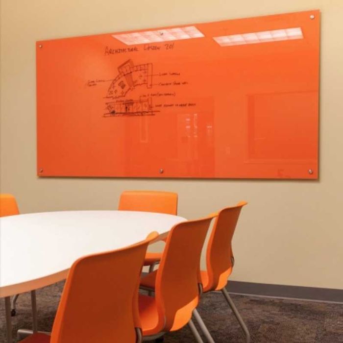 Скляна маркерна магнітна дошка будь-якого розміру та кольору