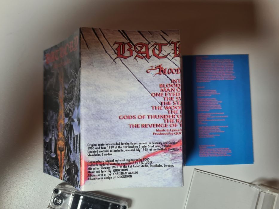 Kaseta BATHORY Blood on ice Morbid Noizz