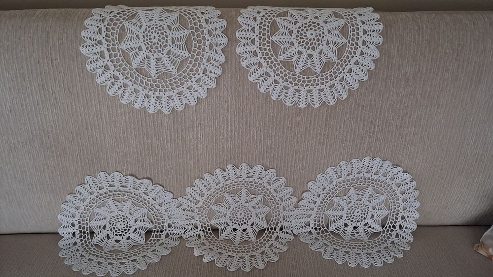 Rękodzieło - serwetki dziergane