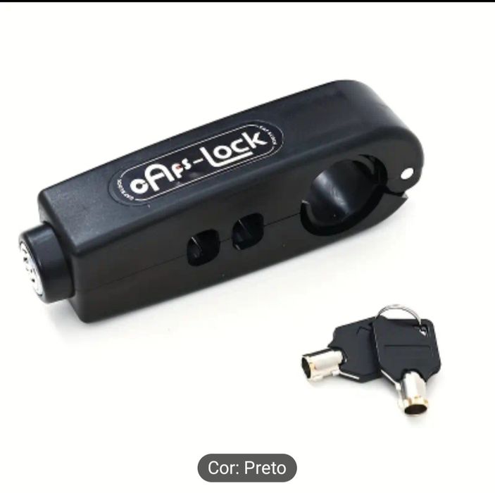 Cadeado para moto e bicicleta