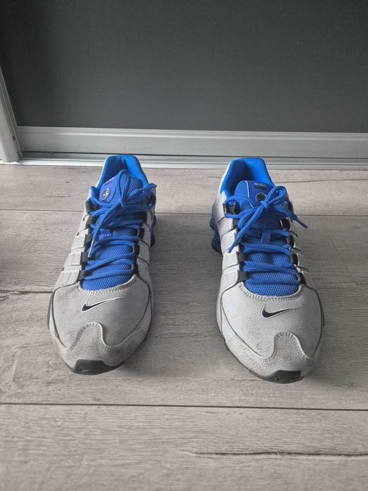Nike Shox NZ EU 501524-022 r. 44,5 / 28,5 cm szaro-niebieskie